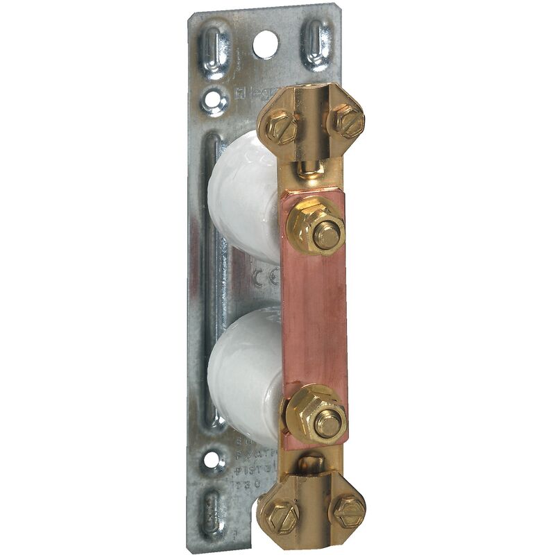 Barrette à cosses Cosga avec platine métal 150x45mm - LEGRAND - 034388