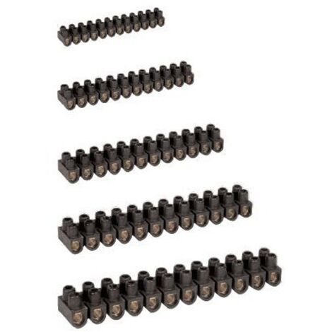 Barrette connexion noire 6 mm°