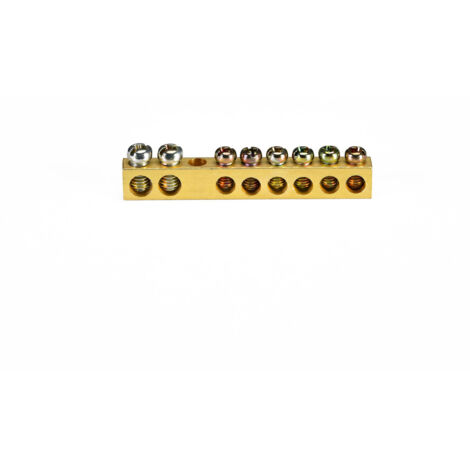 Barrette de connexion 8 voies laiton 101.006.011 HOROZ