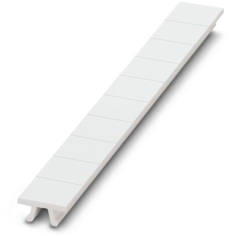 Barrette de marquage Phoenix Contact série ZB 10:UNBEDRUCKT à utiliser avec Bloc de jonction ( Prix pour 1 )