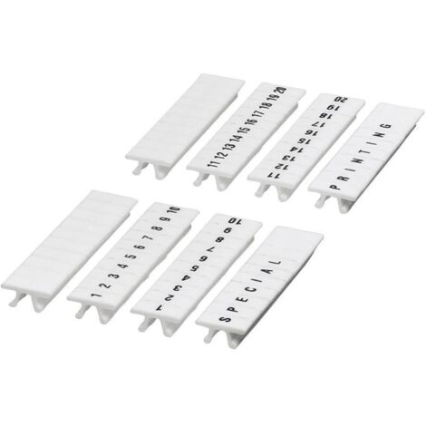 Barrette de marquage Phoenix Contact série ZB 3.5.LGS:FORTL.ZAHLEN 1-10 à utiliser avec Bloc de jonction ( Prix pour Paquet de 10 )