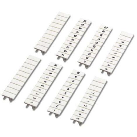 Barrette de marquage Phoenix Contact série ZB5.QR :21 -30 à utiliser avec Bloc de jonction ( Prix pour 1 )