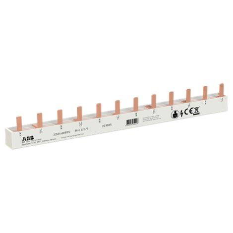 Barrette de pontage pour DS202CR 4P 12 PINS 10mm2 2CDL844001R1012 ABB 605445