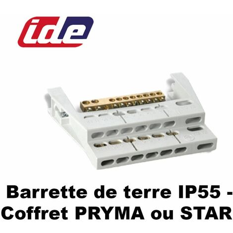 Barrette de terre IP55 pour coffret PRYMA ou STAR