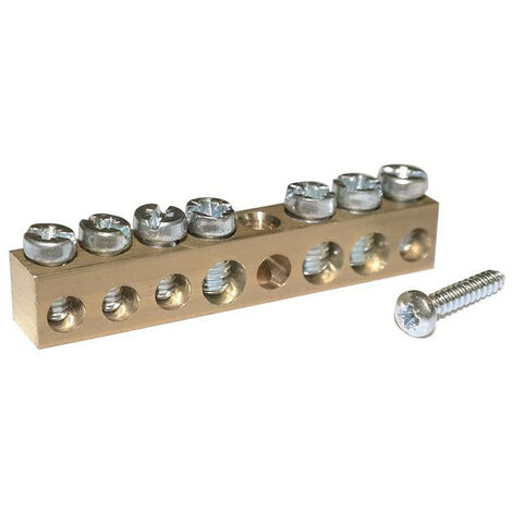 Barrette de Terre Laiton 3X16mm²+4X10mm² 2CPX070155R9999 ABB 170155