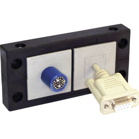 Barrette d'entrée de câble Icotek KEL 16/2 42162 Polyamide noir 1 pc(s)