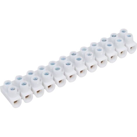 BARRETTE NYLBLOC 6MM2 BLANC LEGRAND 034223