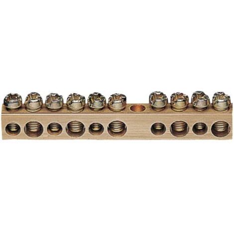 Barrette sur socle 67mm 5X16-5X10mm HAGER K143
