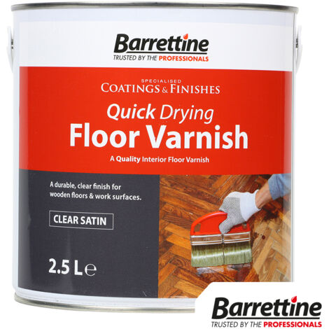 Barrettine Nourish & Protect Quick Drying Floor Varnish 2.5L