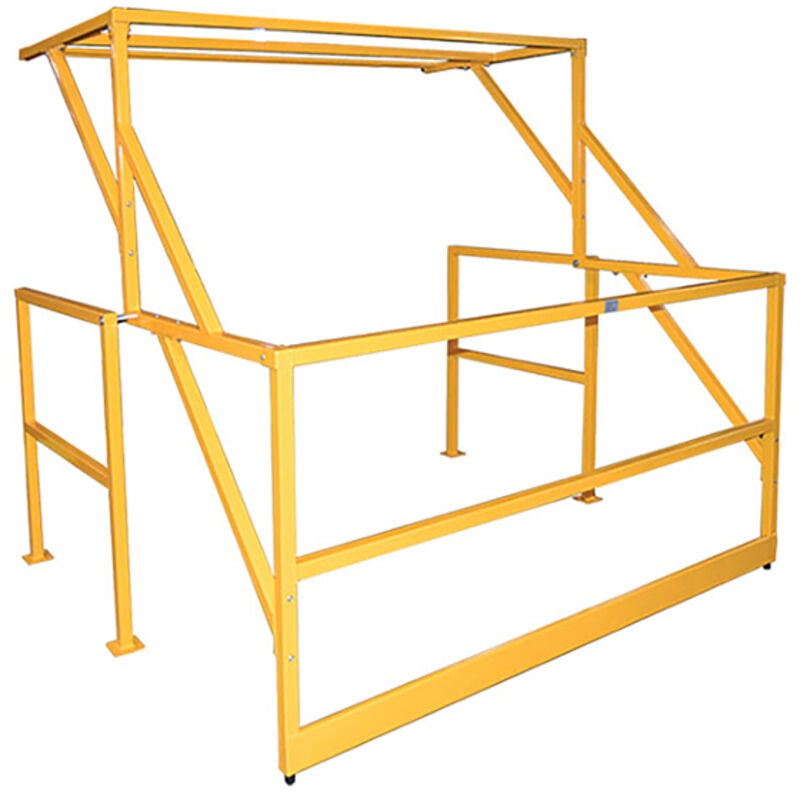 Rayonnage Direct - Barrière écluse basculante pour mezzanine - Largeur 2800 mm - BEB2800