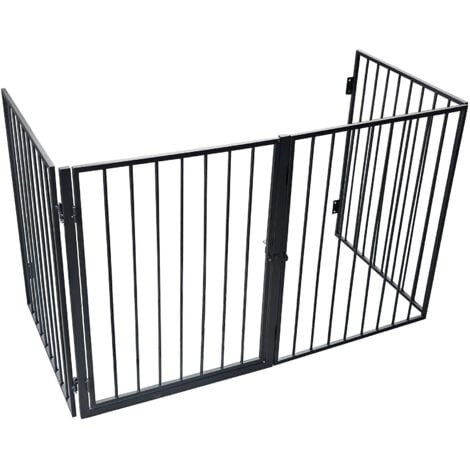 Barriera di protezione in metallo WERKA PRO 4 pannelli 240cm