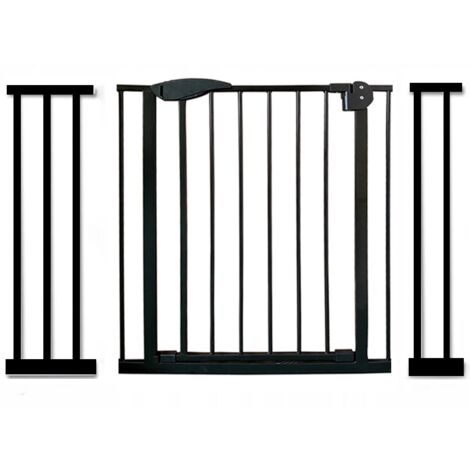 Barriera di sicurezza per scale e porte, nera