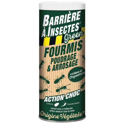 BARRIERE A INSECTES - Anti fourmis poudrage pyrèthre végétal 300g /nc