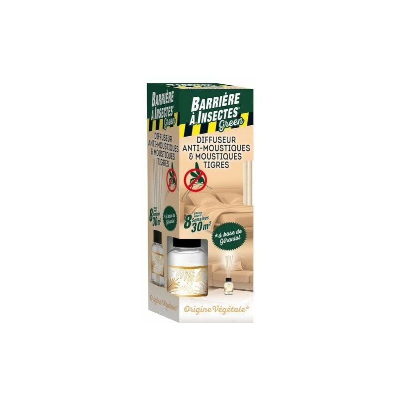 Barriere A Insectes - Diffuseur à bâtonnets anti-moustiques 1 litre