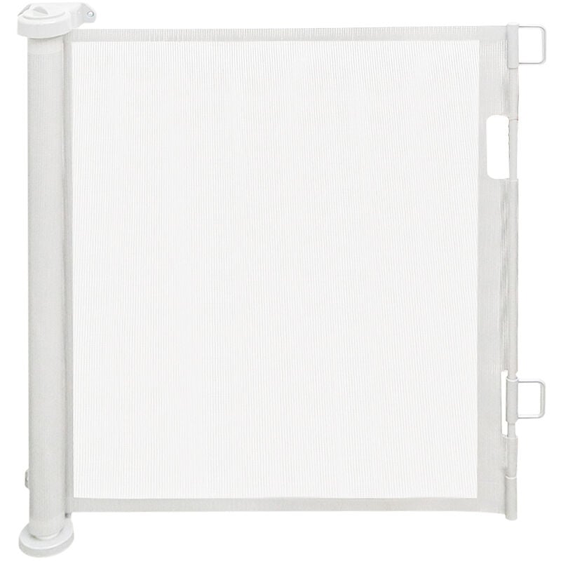 Haloyo - Barriere Chien Opération à Une Main ®,Barrière de Sécurité Rétractable pour Bébés,pour Escaliers, Couloirs, Cuisine,Intérieur et