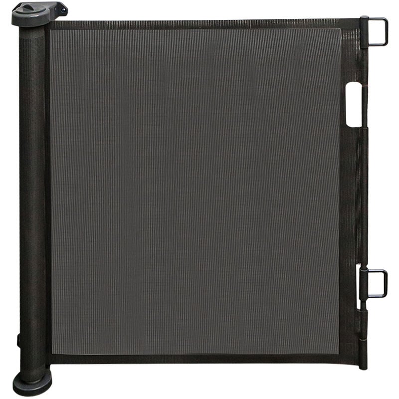 Haloyo - Barriere Chien Opération à Une Main ®,Barrière de Sécurité Rétractable pour Bébés,pour Escaliers, Couloirs, Cuisine,Intérieur et