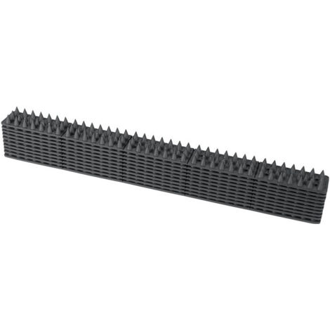 Barrière contre les animaux 10 pann. 49 cm de long. 4.5 cm de large plastique WI (Par 6)