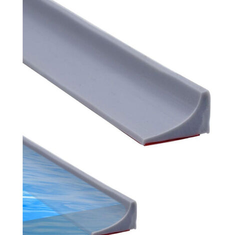 Barrière de Douche Pliable en Silicone 200cm - Bande d'Étanchéité Autocollante Anti-Débordement,Pour Baignoire, Évier de Cuisine et Lavabo,Bande Imperméable Flexible,