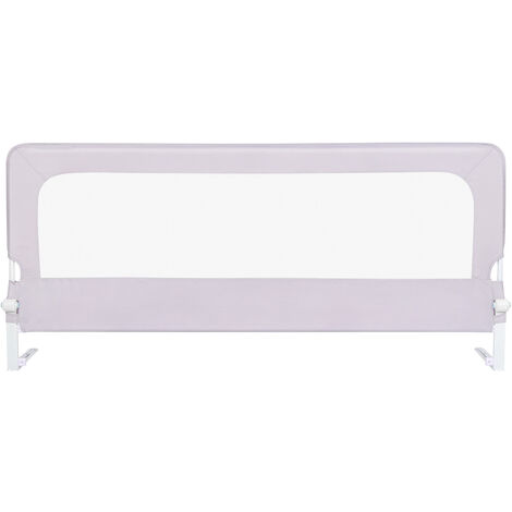Barrière de Lit Enfant et Bébé, 2M Toddler Bed Guard, Barriere De Securite Enfant Lit - Protection Lit Enfant Gris (3Côté)