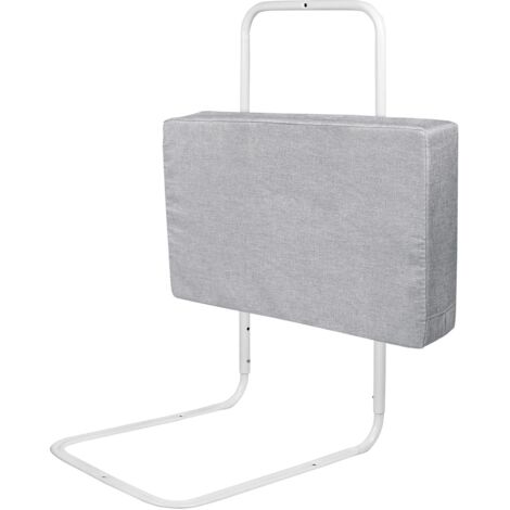 Barrière de Lit pour Bébé Enfants Softpack avec 5 Trous Hauteur Réglable Sécurité Protection Contre les Chutes 50CM Gris NAIZY