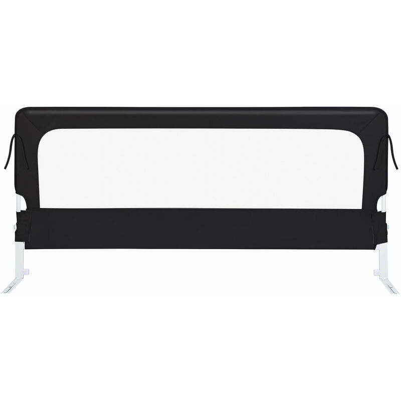 Haloyo - Barrière de Lit pour Bébés, Enfants,Barriere de Sécurité Enfant ®,150 x 70 x 26 cm,noir