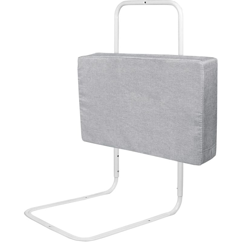 Naizy - Barrière de Lit pour Bébé Enfants Softpack avec 5 Trous Hauteur Réglable Sécurité Protection Contre les Chutes 50CM Gris