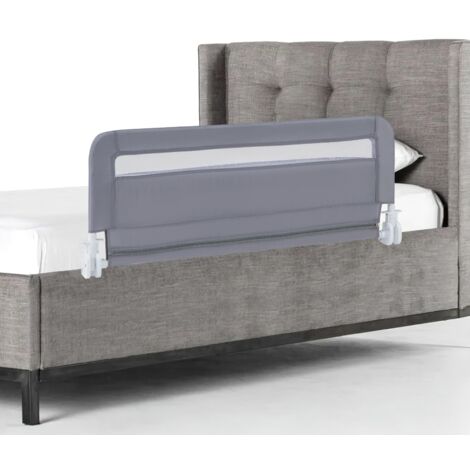 Barrière de lit pour enfants, garde-corps de lit pliable, barrière de lit en maille pour tout-petit, barrières de sécurité en maille, barrière latér