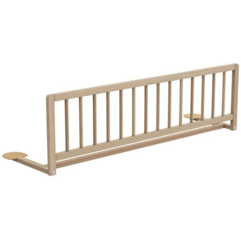 Barriere de lit - WEBABY - SIDO - 117 cm - Hetre brut