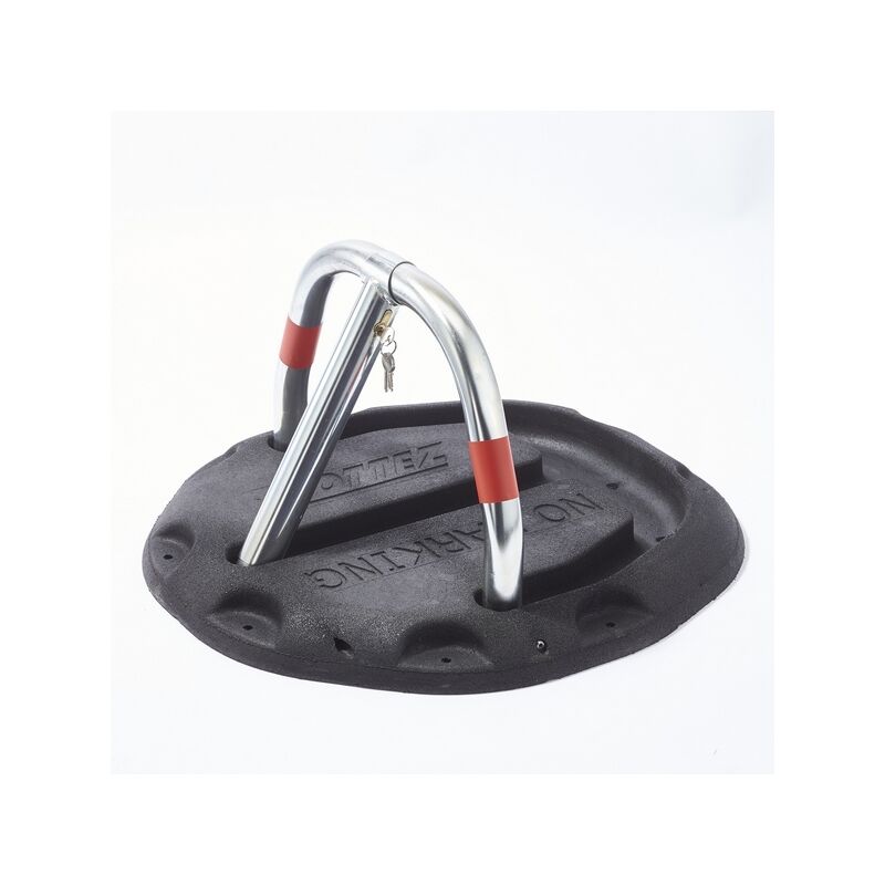 Barrière de parking 3 pieds en caoutchouc recyclé