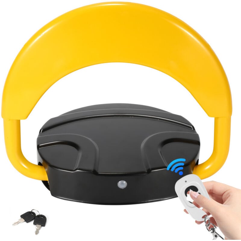 Barrière de parking Jaune Barrière de parking à distance Sécurité Pliable