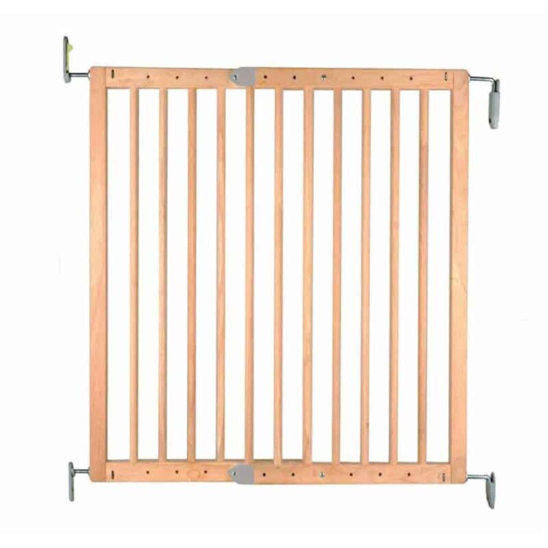 Nordlinger - pro Barrière de sécurité Enfant lila- 70 à 103 cm - Bois - Amovible - Fixation par pression 4 points