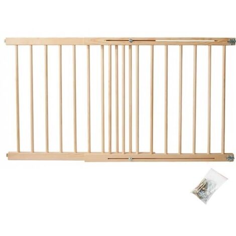 Barrière de Sécurité en Bois - 72-122 cm