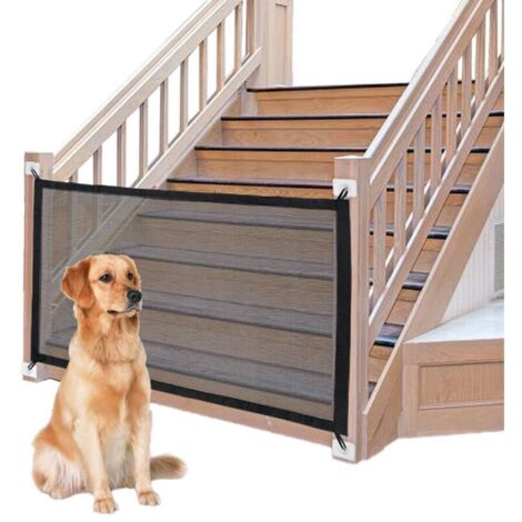 Barrière de sécurité pour animaux de compagnie, barrière de sécurité pour bébé, barrière isolante, barrière d'escalier pliable– 180 x 72 cm
