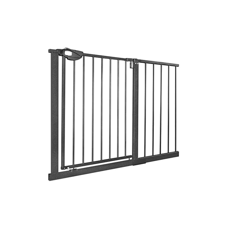 Naizy - Barrière de sécurité pour Enfants, n Stop Barrière de sécurité barrière d'escalier avec sans perçage et Grille métallique/Extensible avec
