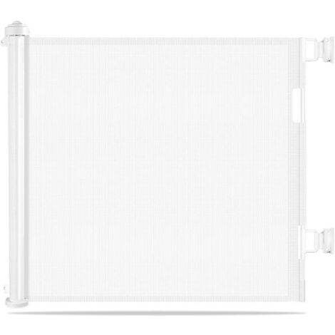Barrière de sécurité rétractable 86 cm – Longueur extensible jusqu'à 150 cm – Maillage solide et doux – Pour enfants et animaux jusqu'à 40 lbs