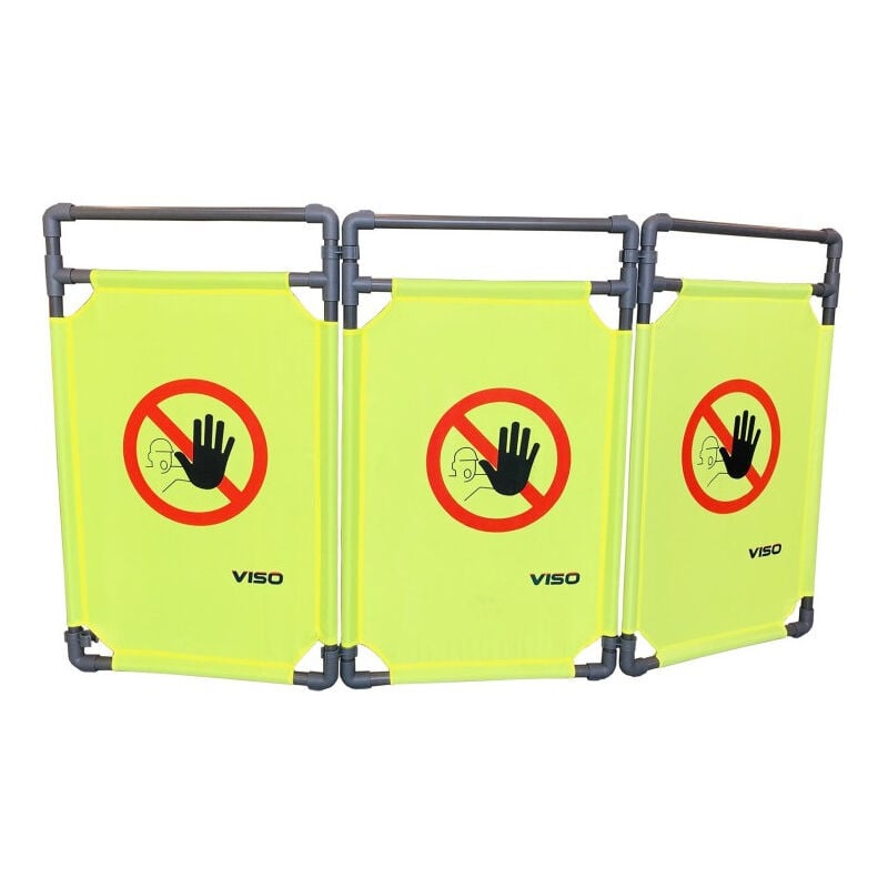 Barrière paravent 3 volets très légère 1700x1000mm Viso travolite