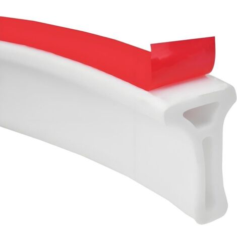 Barrière d'eau de douche, seuil de douche, joint en silicone, barrière d'eau pliable, seuil de séparation sec et humide auto-adhésif et étanche