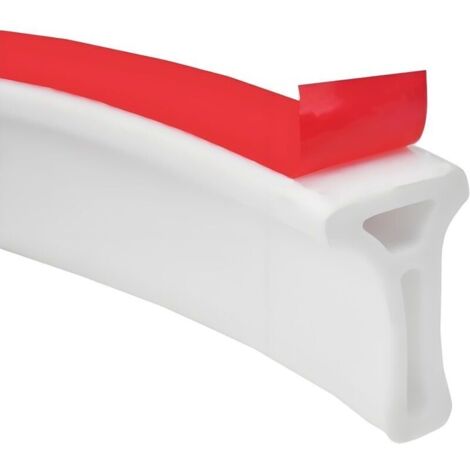 Barrière d’eau pour douche pliable et étanche – joint en silicone auto-adhésif pour séparation sèche/humide, facile à installer