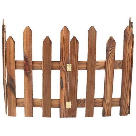 Barrière en bois miniature 120cm pour décoration maison, ornement de clôture, accessoire maison de poupée, décoration artisanale L