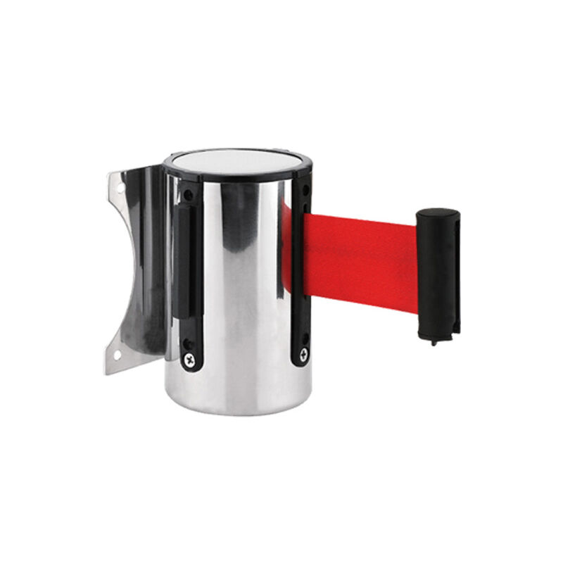 Gabrielle - Barrière Extensible Barrière de File D'attente en Acier Inoxydable Bande de Délimitation Extensible Montage au Mur Ruban Barrière