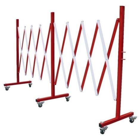 Barriere extensible pliable acier peint extensible  jusqu a 4m