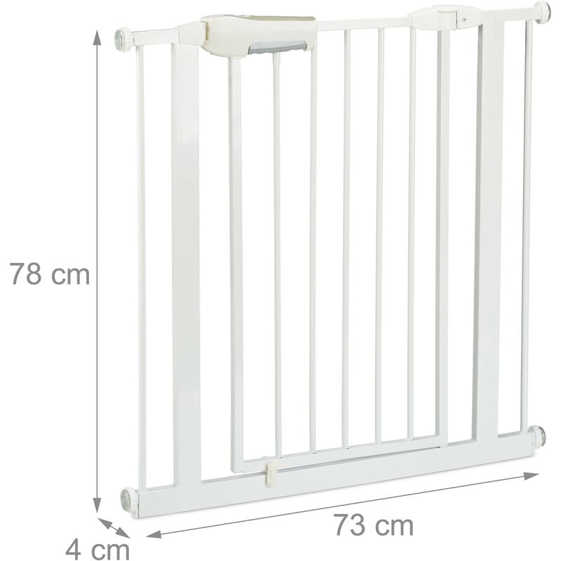 Barriere Grillagee De Protection Stable Escalier Pour Bebe Porte Pour Chien Sans Trous 80 85cm Extensible