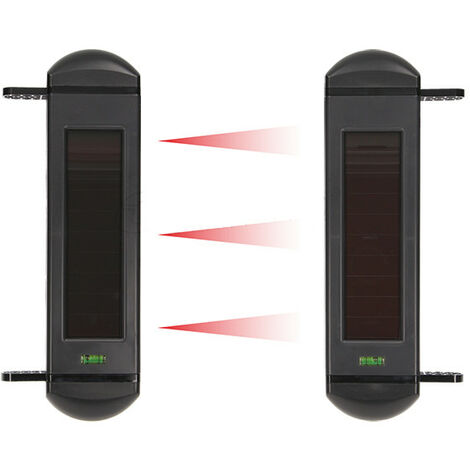 Barrière infrarouge RF avec alimentation solaire 3 canaux gamme SolarAlarm - Wizelec