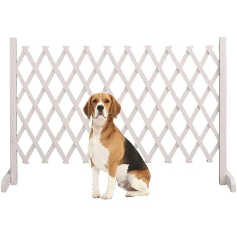 Barrière pour Animaux D'Intérieur - Renforcée en Bois sans