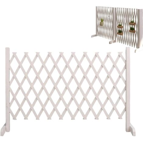 Barrière pour Animaux Rétractable - Barrière en Bois pour Animaux Anti -
