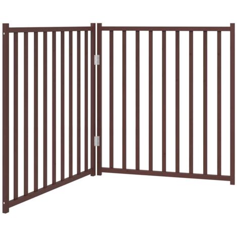 Barrière pour chien Barrière de sécurité pliable 2 panneaux 160 cm bois sapin massif CFW96439