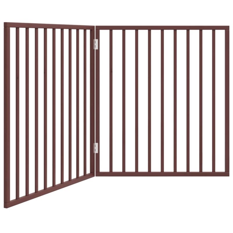 Vidaxl - Barrière pour chien pliable 2 panneaux 160 cm bois de peuplier