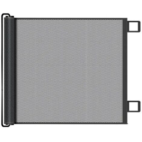 Barrière rétractable pour bébé ou barrière pour chat en maille, 31 pouces de hauteur, extensible jusqu'à 51 pouces de largeur, adaptée aux portes, escaliers, couloirs (31 pouces x 51 pouces)
