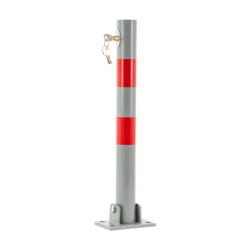 Barrière ronde bloque parking et de stationnement. 70 cm de haut