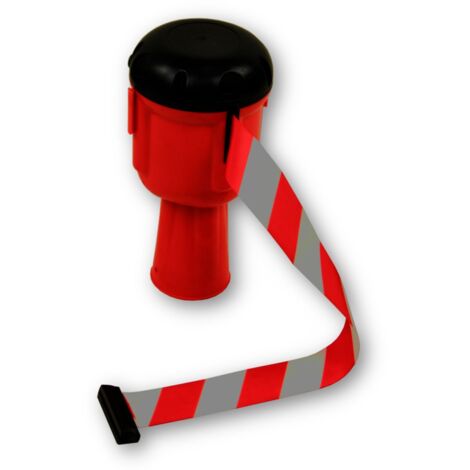 Barrière sécurité RS PRO Rouge en Acier inoxydable ( Prix pour 1 )